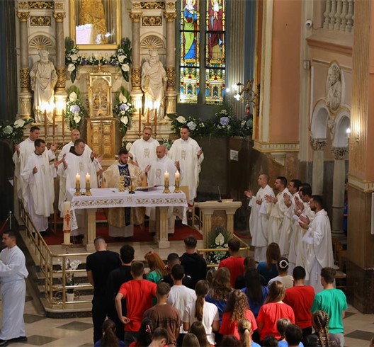 Mladi slavili misu po dolasku Majci Božjoj Bistričkoj